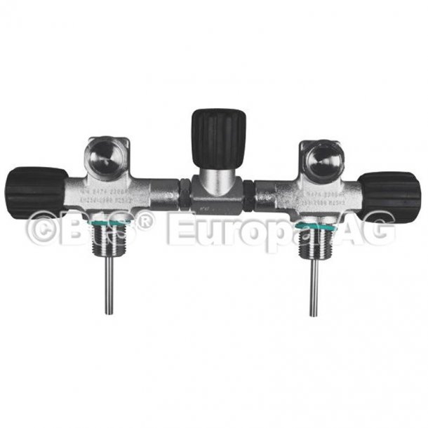 Komplet iIsolationsmanifold for 5, 7 og 8.5 litre flasker (140 mm diameter), op til 232 bar