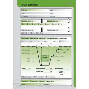 CMAS Logbogs blade Nitrox